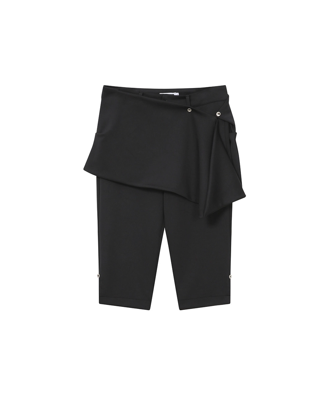 미세키서울 Capri wrap skirt pants SET BLACK 상품 이미지 3