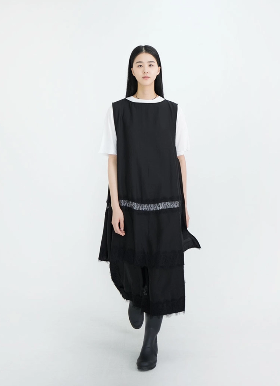 유노이아 lace layered skirt 상품 이미지 3