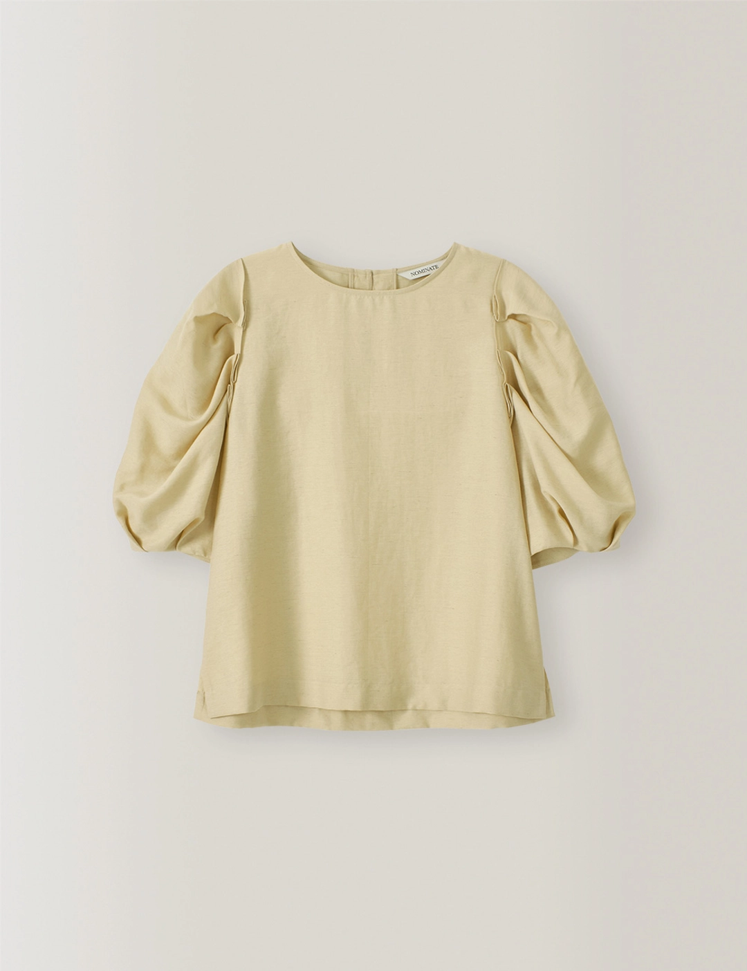 노미나떼 Rena Puff Blouse (Beige) 상품 이미지 3