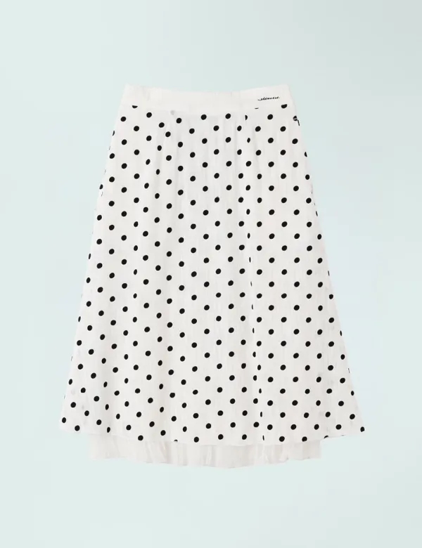 Ponte Skirt (White)