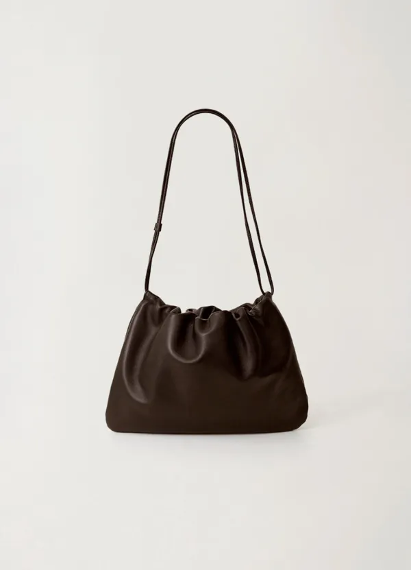 2ND / Nella strap large bag (Dark brown)