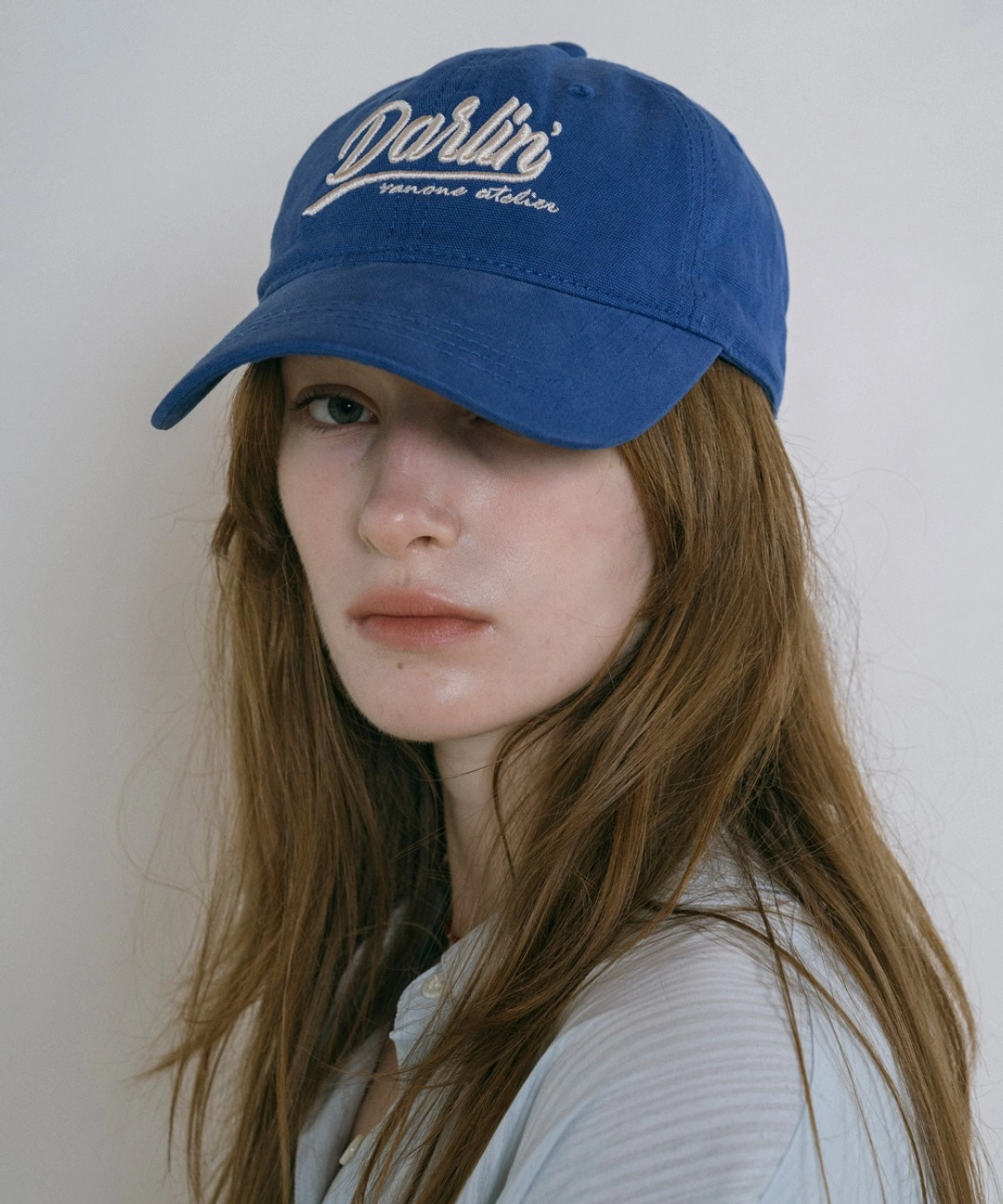 반원 아뜰리에 B3010 Darling 자수 볼캡_Blue 상품 이미지 2