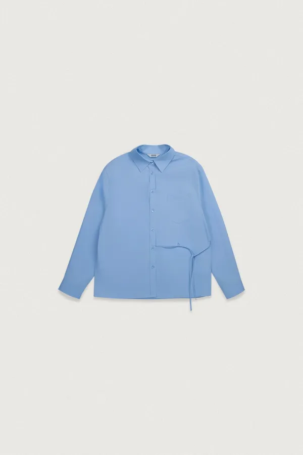 WRAP STRING SHIRT [LIGHT BLUE]