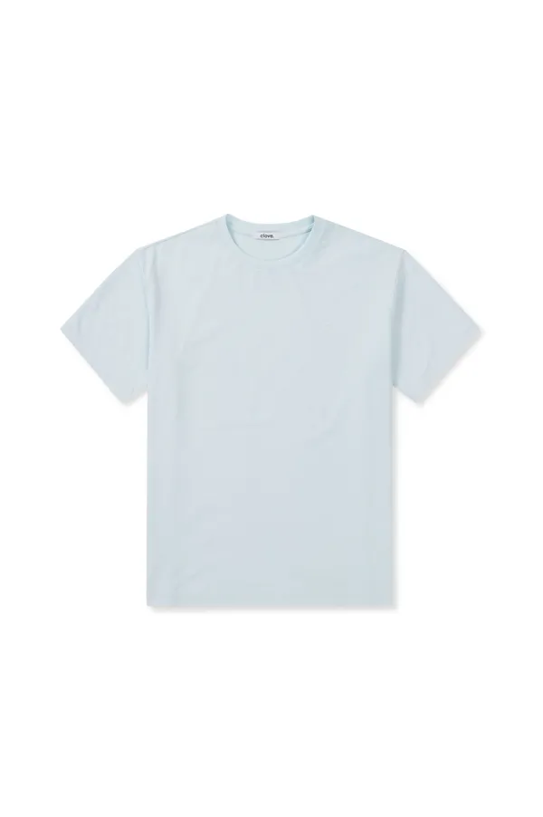 [25SS clove] Basic Running T-shirt_Men (Sky Blue)