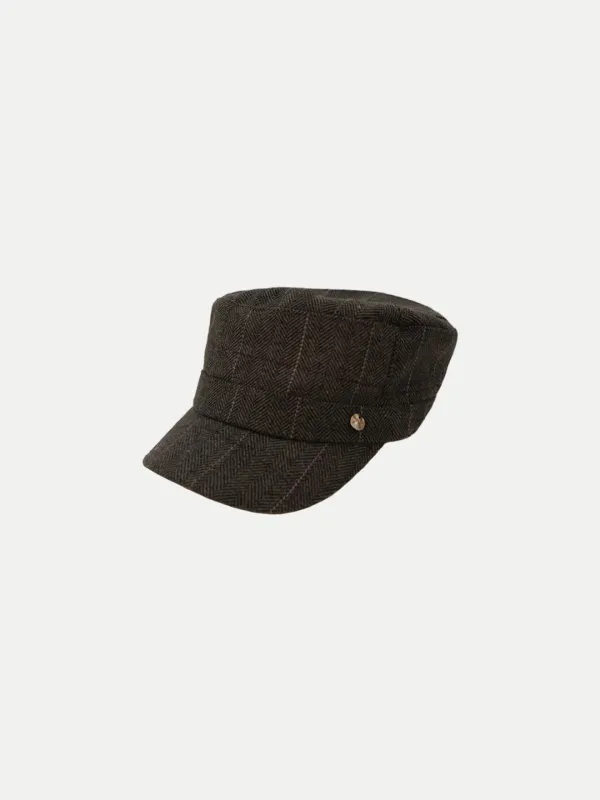 CLASSIC NEUTRAL CAP CHECKED DARK GRAY
