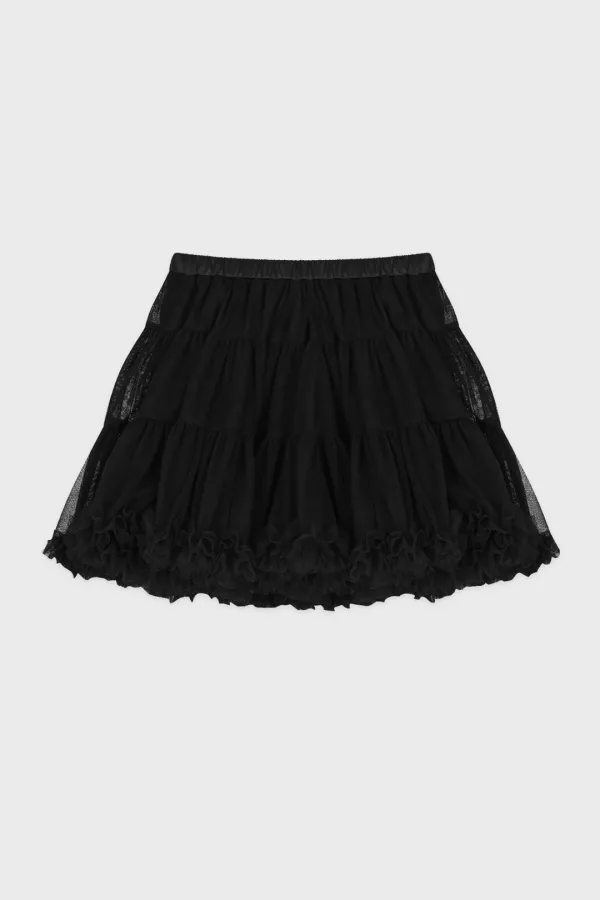 [지수 착용] Tute Skirt (Black)