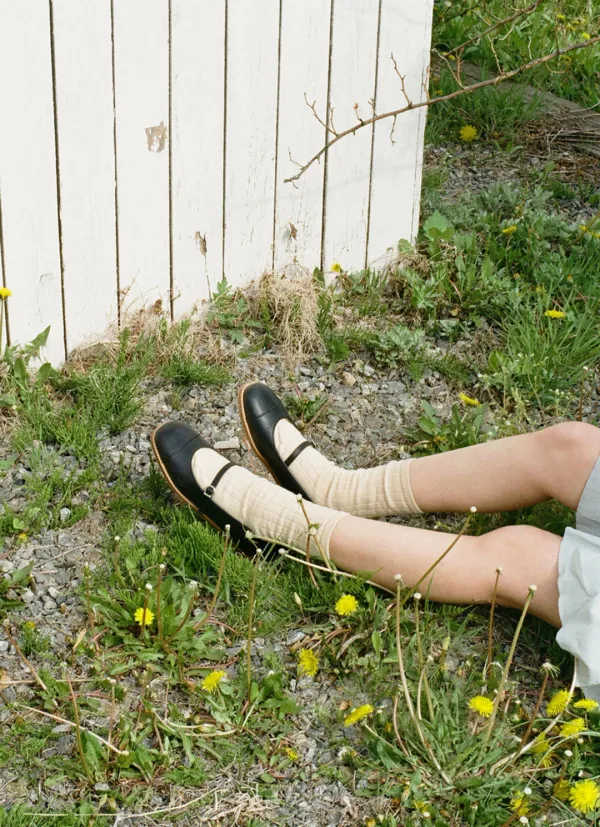 bow shoes - black