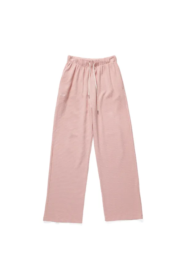 Waffle sweat pants_pink