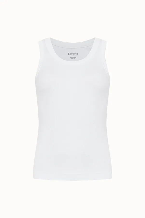 Ribbed Sleeveless[LMBESU24TT601]-3color
