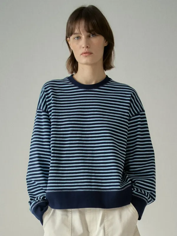 릴렉스 스웻 셔츠_navy blue