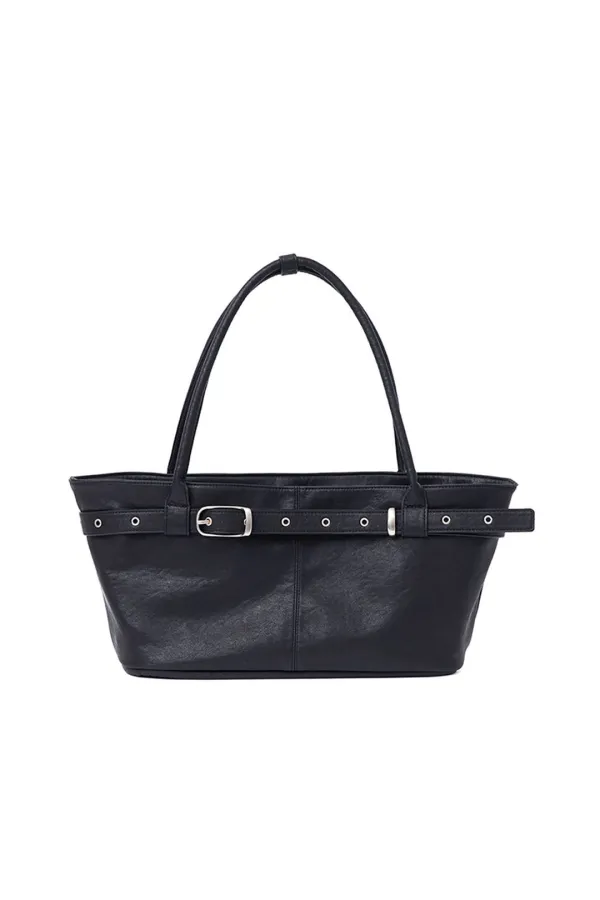 [13차 재입고] 벨티드 보트 백 belted boat bag (black)