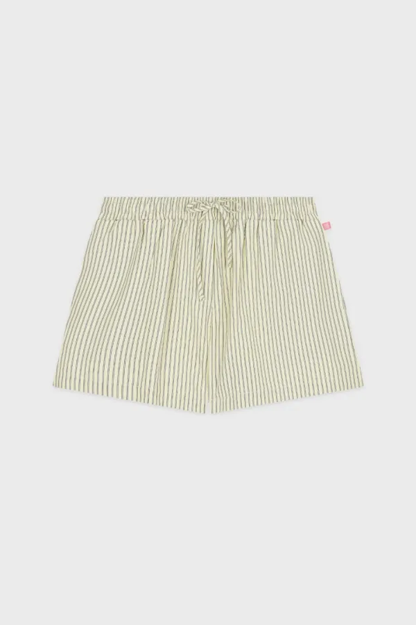 Basic Point Label Shorts (Lemon Yellow)