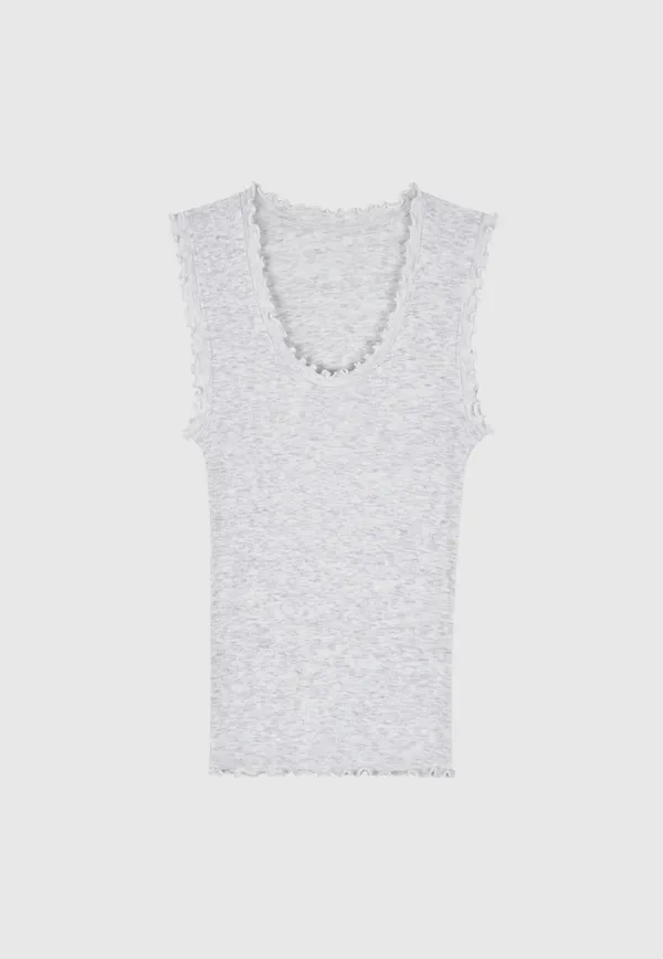 [2차 리오더] frill stripe sleeve tee solid