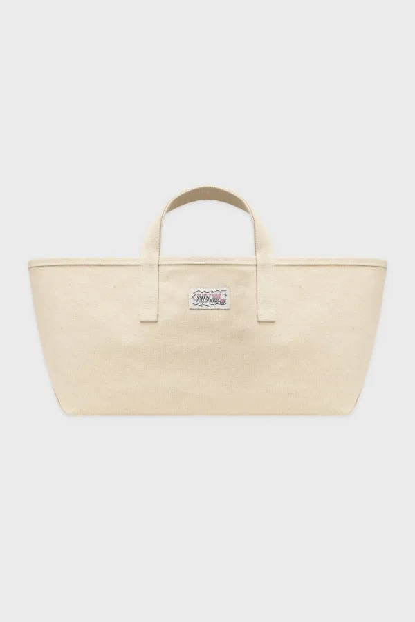 Rose Label Point Tote Bag (Ivory)