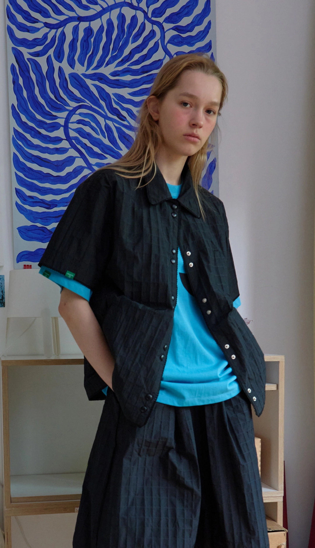노컨텐츠 193. Textured Jacket _ Black 상품 이미지 2