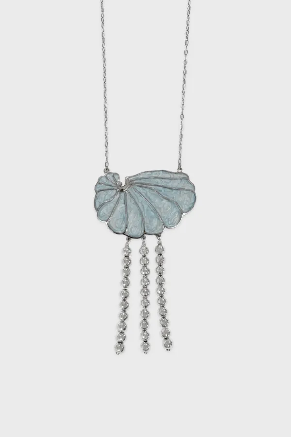 Seashell Mirror Bag (Blue)