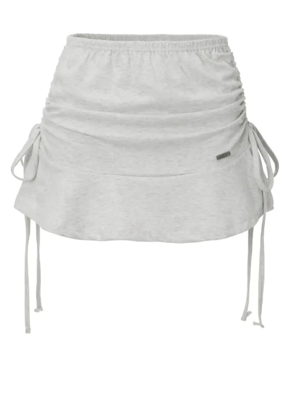 Ribbon Shirring Skirt