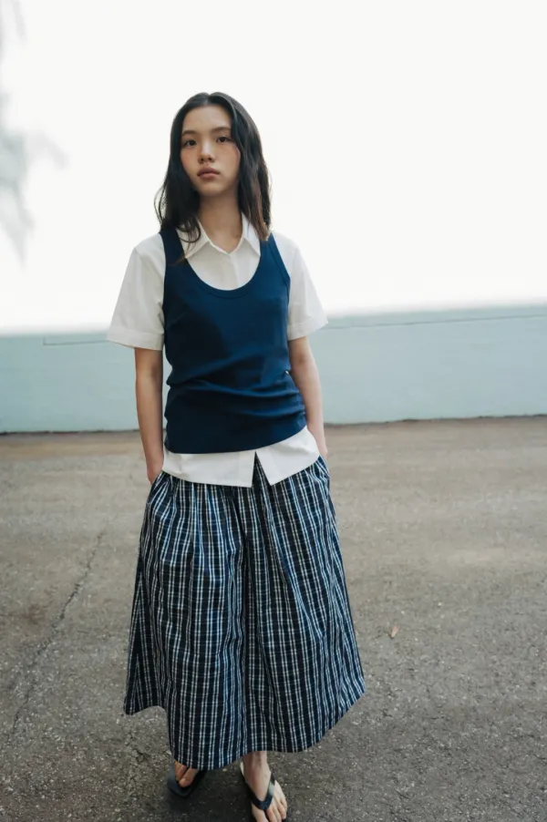 [Exclusive] Soft basic sleeveless (white / gray / khaki / navy)