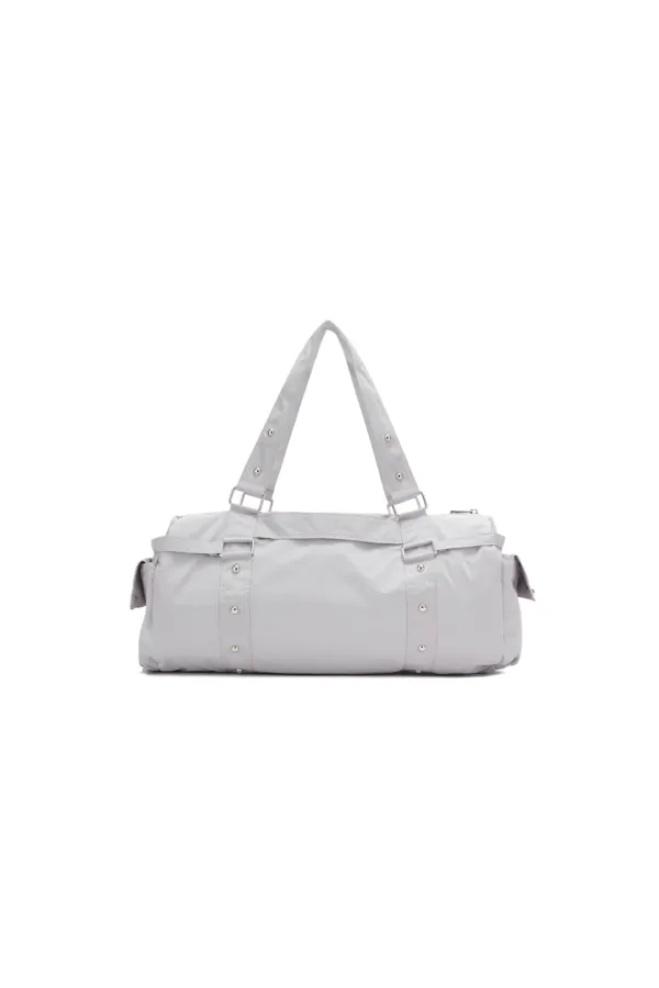 LOGO DUFFLE BAG IN GREY