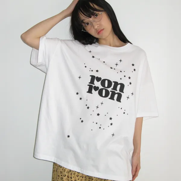 MILKY WAY BOX FIT T SHIRT WHITE