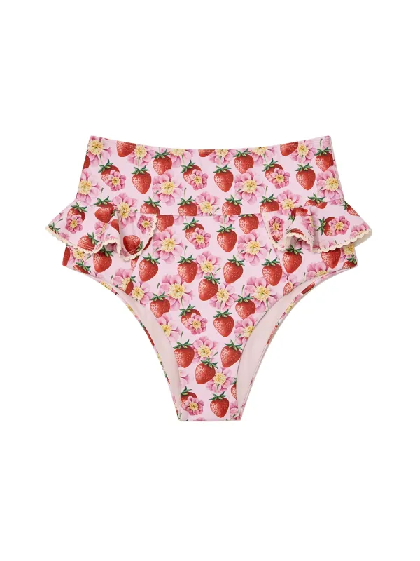 SKIRTED BIKINI BOTTOM (STRAWBERRY MILK)