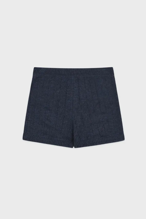 Basic Knit Shorts (Navy)