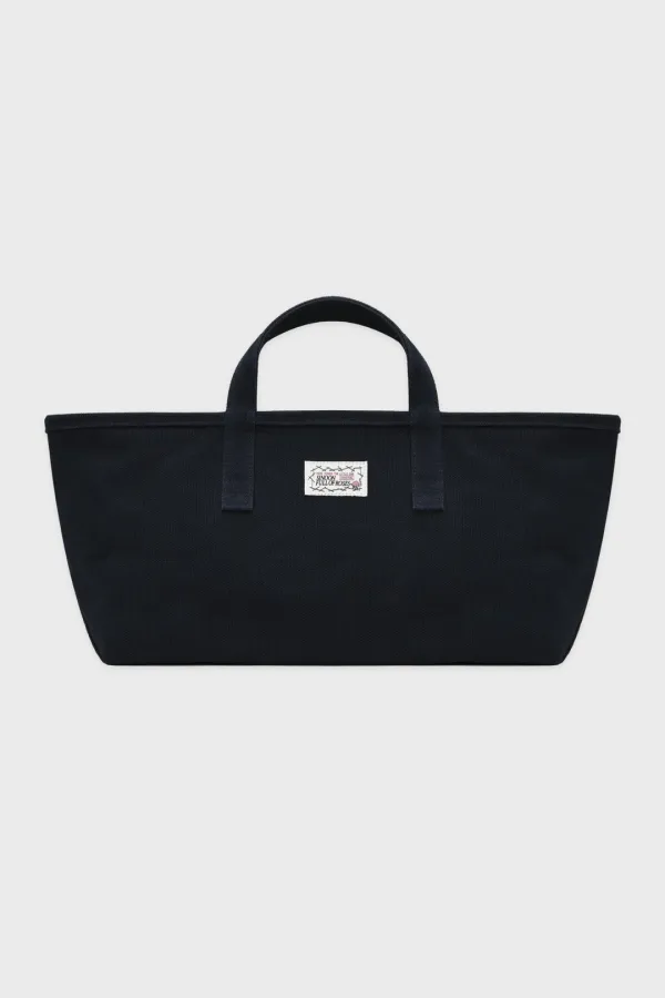 Rose Label Point Tote Bag (Navy)