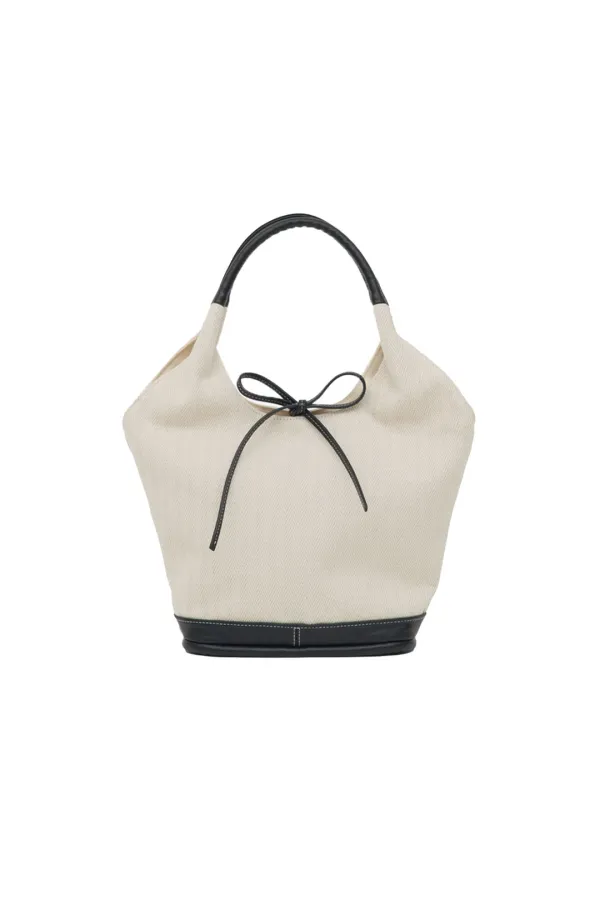 [2차 재입고]  미니 베이스 백 mini vase bag (canvas black)