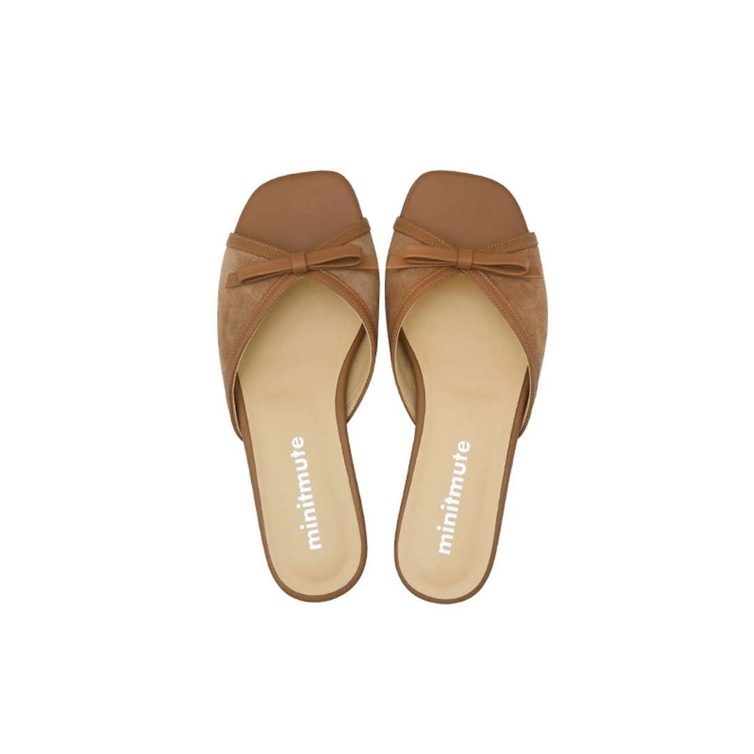 미닛뮤트 ribbon slipper - suede 상품 이미지 2