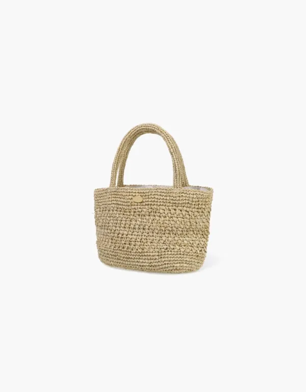 raffia bag (mini-tote) - natural