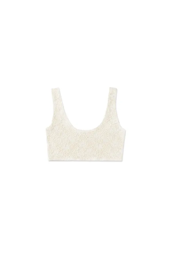 Layered bustier top_lace
