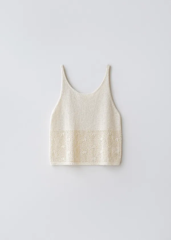 Lizzy knit sleeveless (ivory)