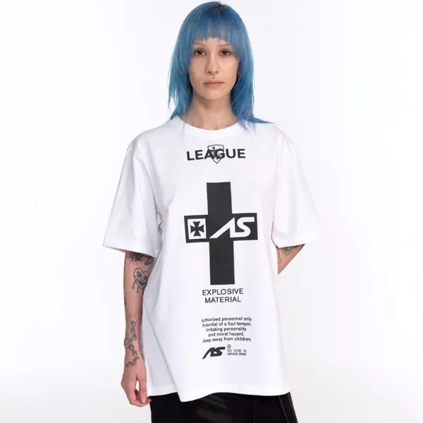 [REORDER] LEAGUE OVERSIZED T-SHIRT (WHITE)