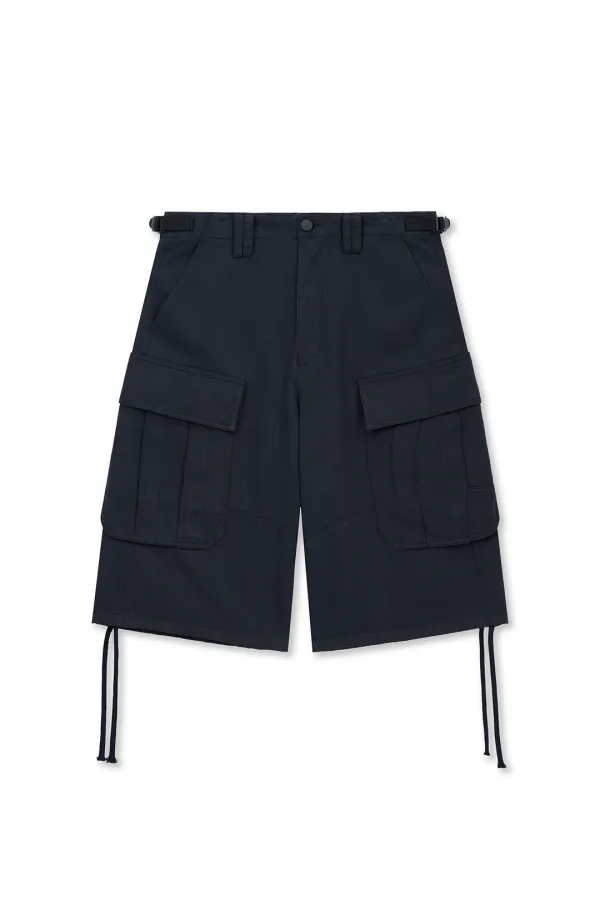 UTILITY CARGO BERMUDA PANTS IN NAVY