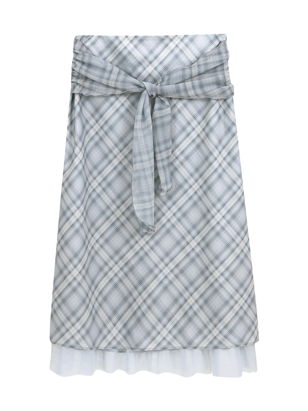 마가린핑거스 RIBBON DETAIL MERMAID SKIRT (LIGHT BLUE) 상품 이미지 1