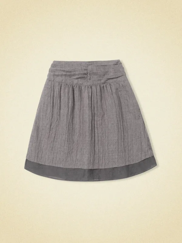 bori skirt - dust gray - snugnook