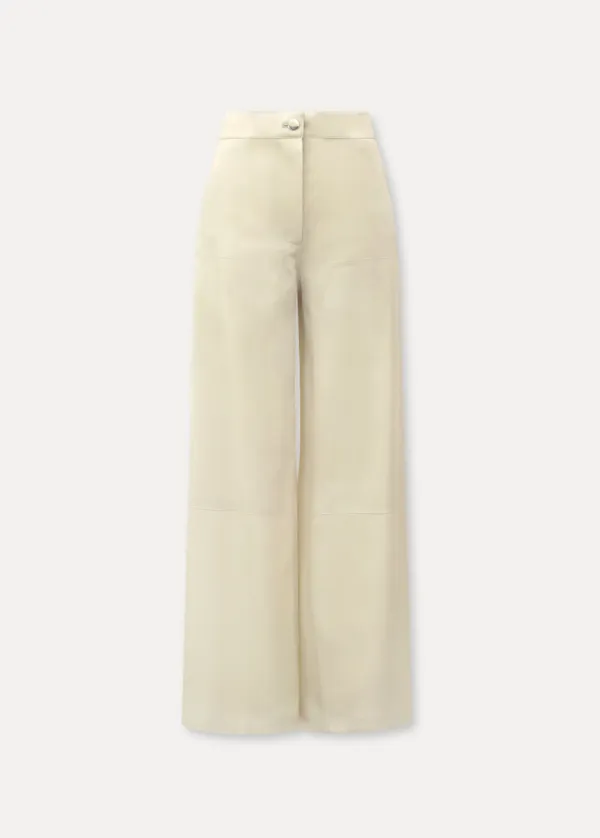 CHIXLABEL H 에즈 와이드 팬츠-Beige