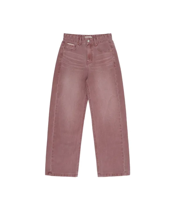 P3264 워시드 다잉 팬츠_Indie pink