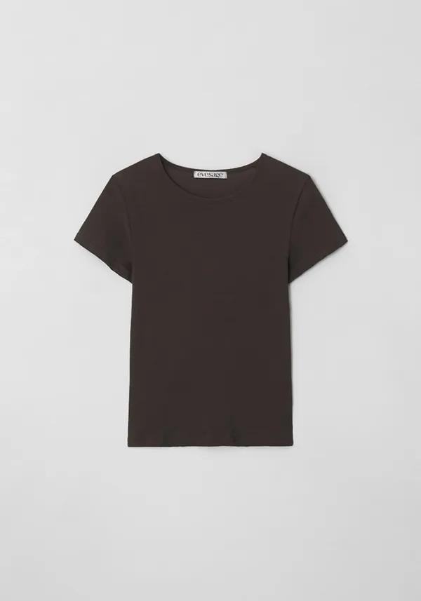 Summer half tee (Brown)