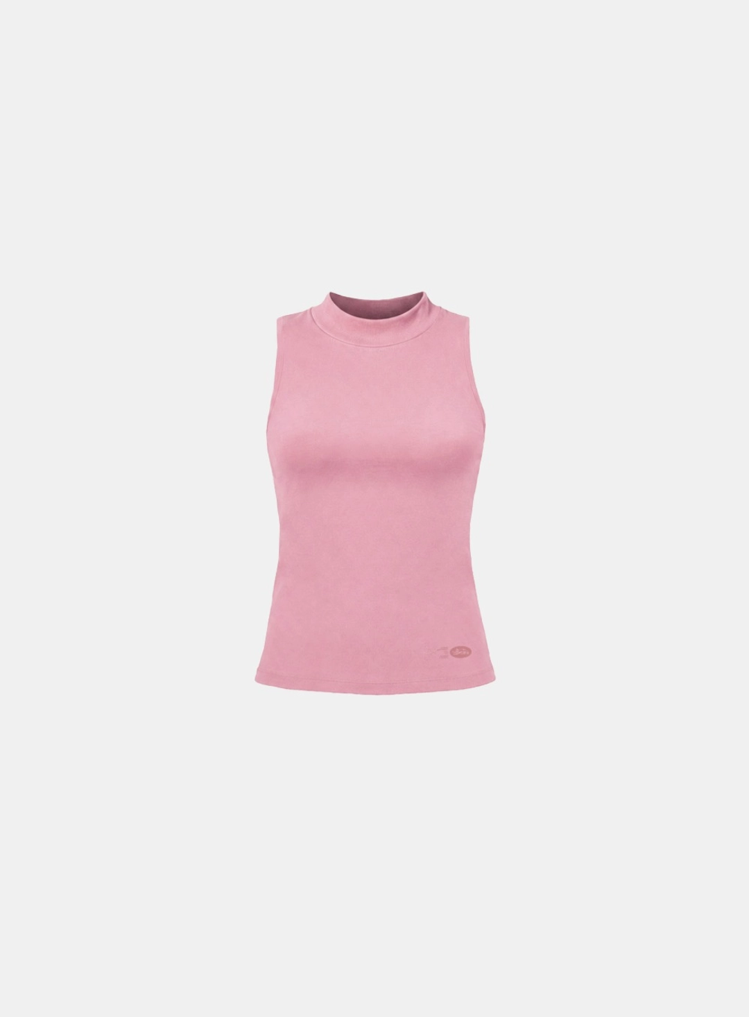 배드블러드 [w-tnk26-056] Everyday Mock-Neck Tank - Pink 상품 이미지 1