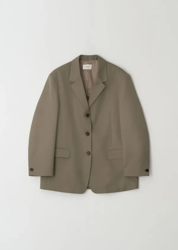 Oversized Single Jacket(Beige)