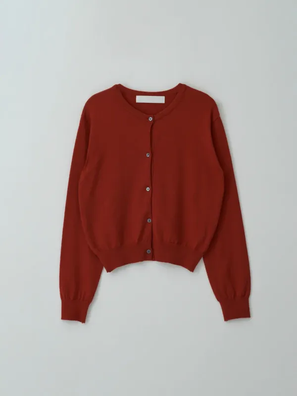 [6차 리오더] M BASIC KNIT CARDIGAN_RED