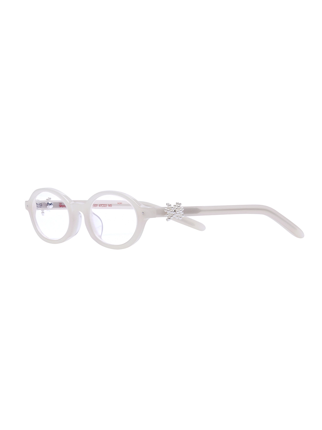마르디 메크르디 ROUND GLASSES M.O-001_IVORY 상품 이미지 1