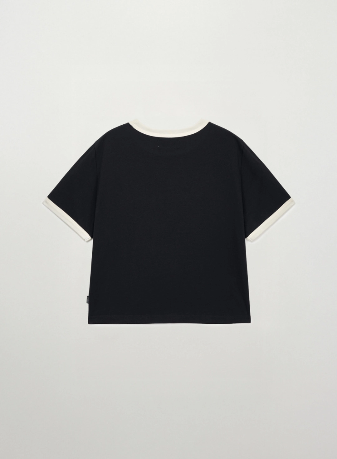 세터 (W) Arch Logo Ringer T-Shirt - Black 상품 이미지 2