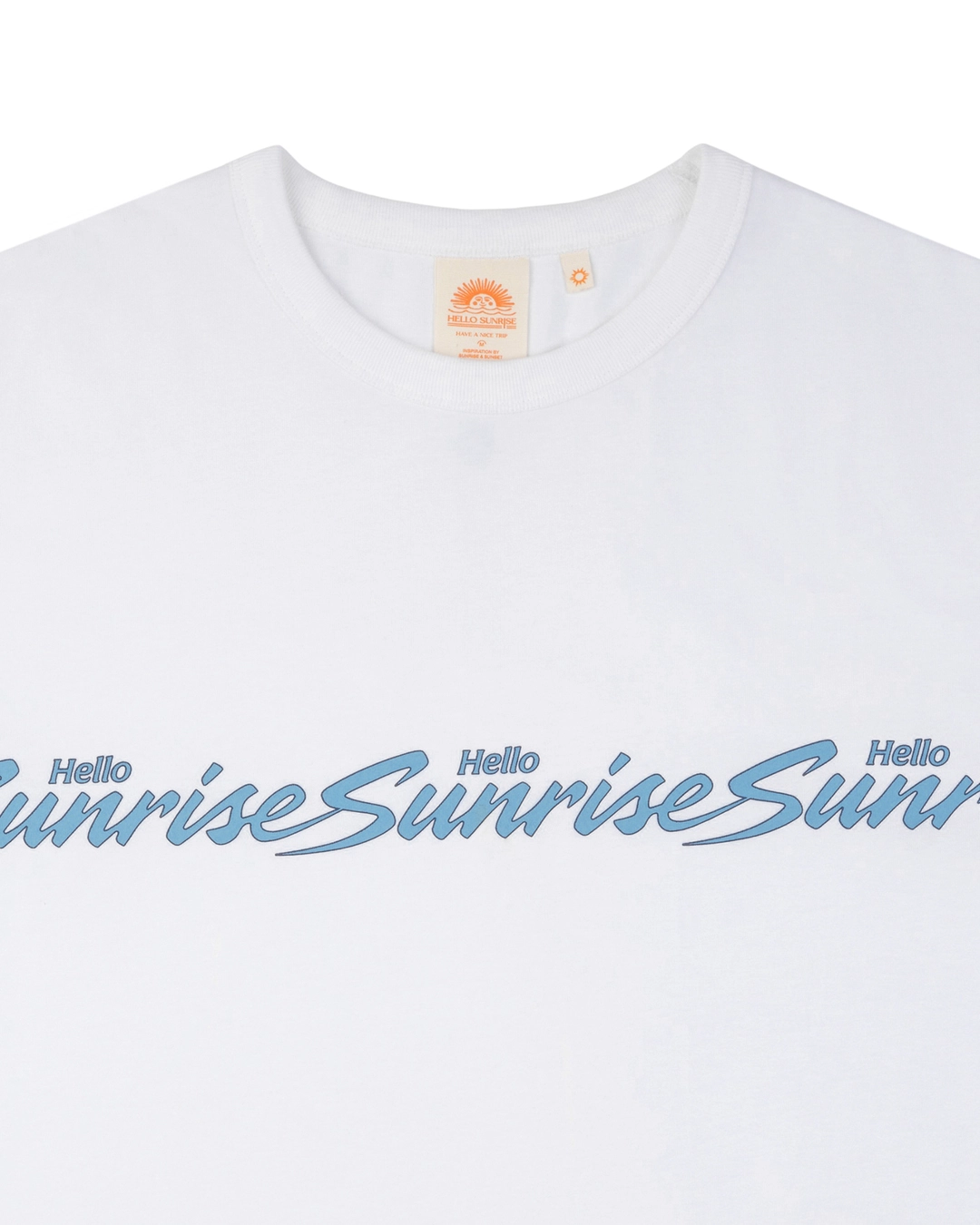 헬로선라이즈 HS Wave Logo Tee_White 상품 이미지 2