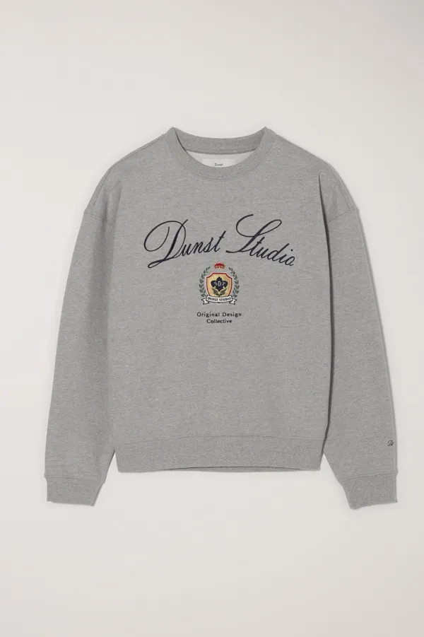 UNISEX CLASSIC LOGO SWEATSHIRT MELANGE GREY_UDTS5C113G2