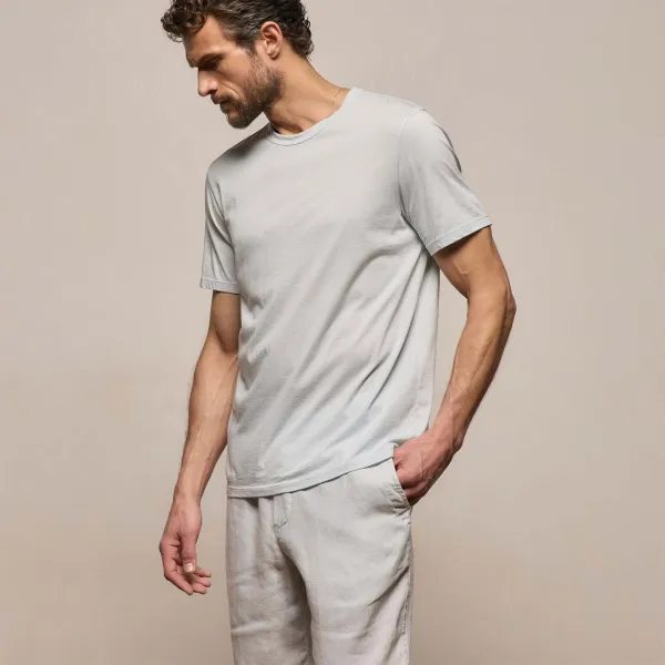 Luxe Lotus Jersey Tee - Memory