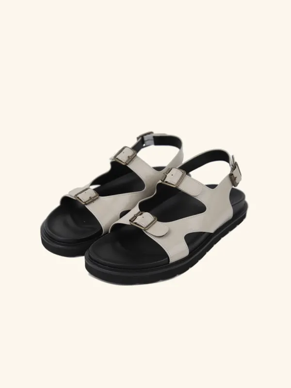 2 STRAP MOLD sandal / 크림베이지