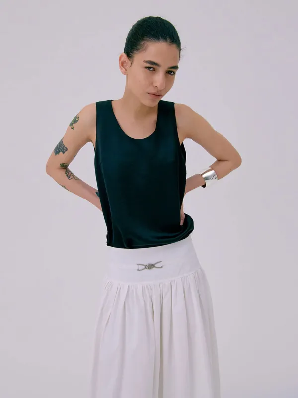 Layered Sleeveless Top_Black