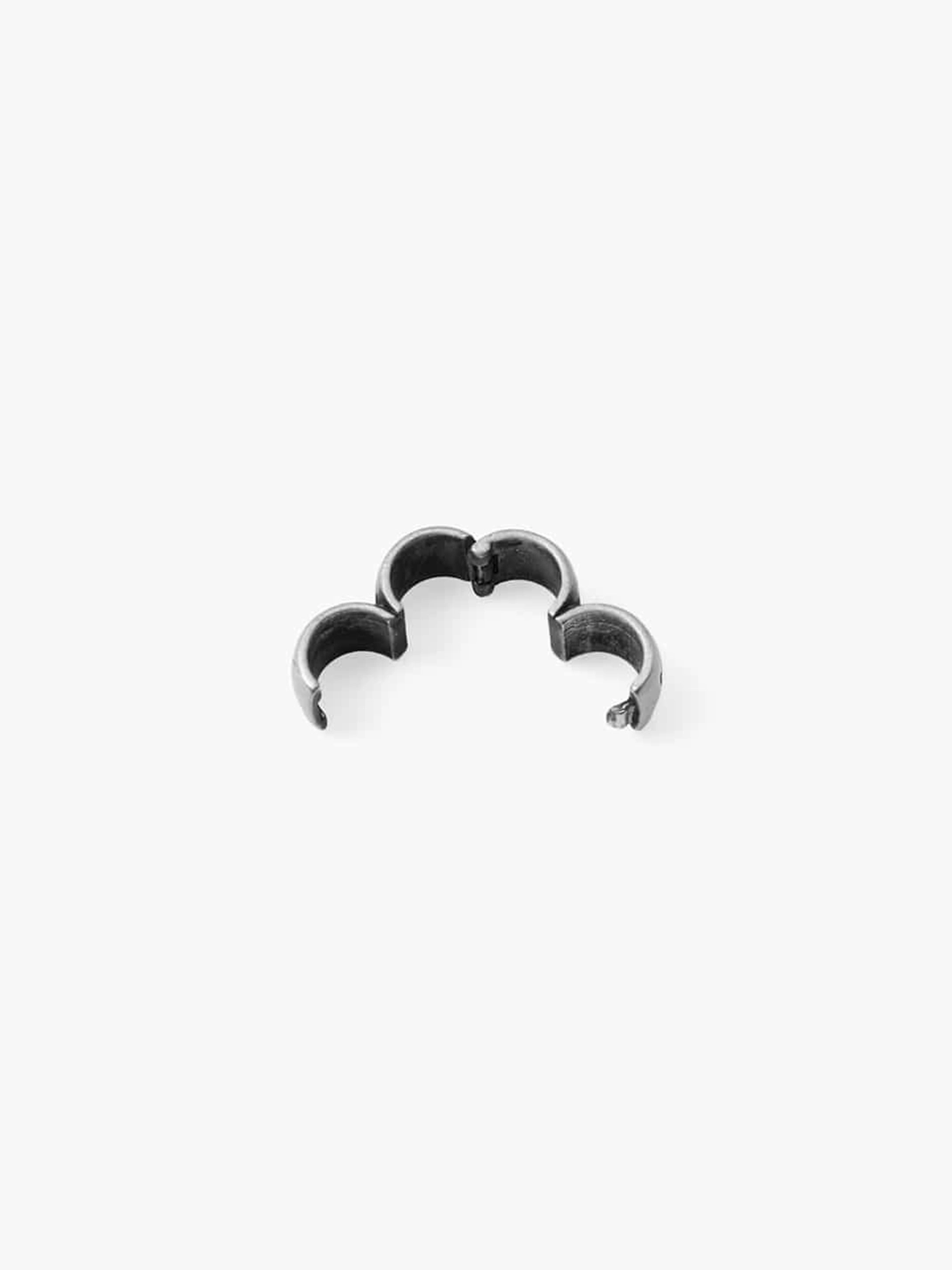 마지셔우드 DOUBLE BAG RING_round vintage silver 상품 이미지 2